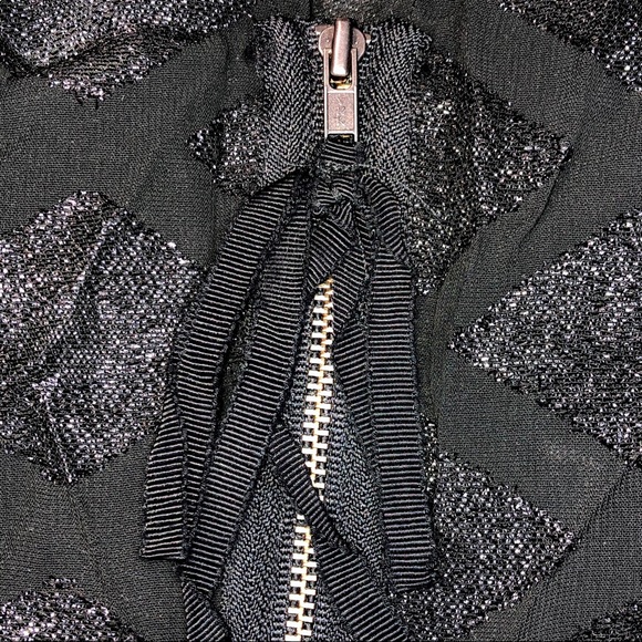 Tracy Reese Metallic Shimmy Shift Cocktail Dress - Picture 7 of 12